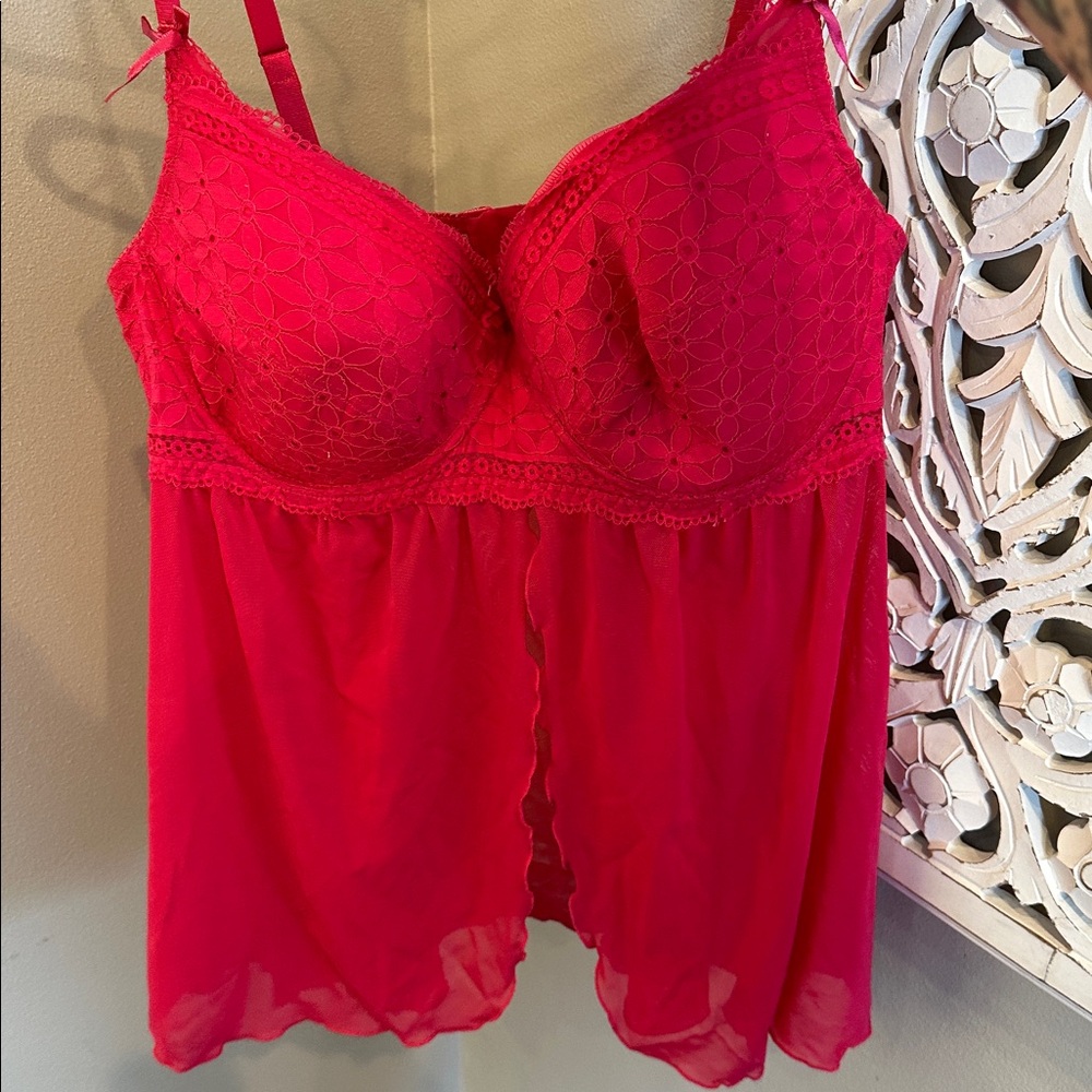 Delta Burke Hot Pink Chemise